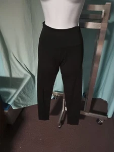 Girls Youth Plain Black Leggings Unbranded Age 10-14 - Picture 1 of 2
