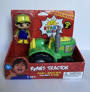 Ryan's World Ryan's Tractor Series 2 Figure & Vehicle with Pull Back Action NEW - Picture 1 of 6