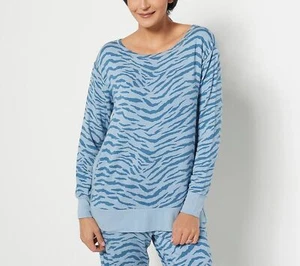 Sudadera Estampada All Worthy Hunter McGrady Talla PEQUEÑA AZUL A455457 - Imagen 1 de 3