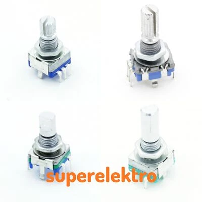 MARKENLOS Drehgeber mit Druck-Taster Dreh-Kodierer Drehencoder Drehschalter Rotary Encoder