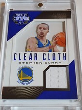 2014 Totally Certified Stephen Curry #PATCH ACETATE /199 Game Worn Jersey - Rare