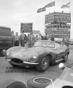 Jaguar XKSS Rennwagen 1955 Le Mans Rennfoto Autorennen - Bild 1 von 1