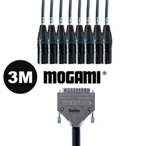 3M D-Sub Serial DB25 to XLR Male | Mogami Analog Tascam 8 Way Multicore Cable - Picture 1 of 8