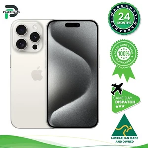 Apple iPhone 15 Pro 128GB/White Unlocked AU Stock Excellent Condition - Picture 1 of 2