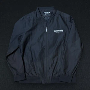 Vintage James Jim Beam Bomber Jacket Mens M Bourbon Whiskey Kentucky 90s - Picture 1 of 4