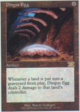 1x Dingus Egg NM, English MTG Classic Sixth Edition