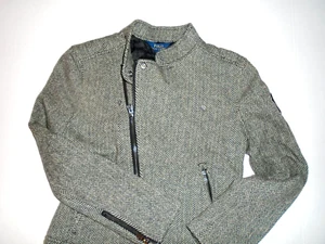 POLO BY RALPH LAUREN GIRLS WOOL BLEND JACKET BLACK/ GREY SIZE 16 - Picture 1 of 6