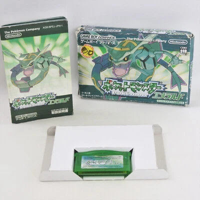 POKEMON EMERALD The Best Pocket Monsters Gameboy Advance Nintendo d222 gba - Image 1 of 4