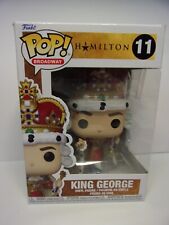 NIB FUNKO POP BROADWAY HAMILTON KING GEORGE #11 VINYL FIGURE BOX W/LT WEAR