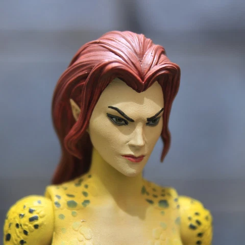 1/12 Custom DC Universe Barbara Minerva Cheetah Head Sculpt Cover