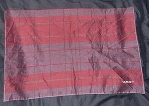 GTG Givenchy burgundowa chusteczka w kratkę chusteczka bandana kieszonkowa kwadratowa - Zdjęcie 1 z 2