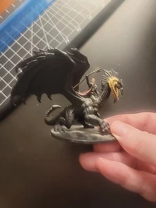 D&D Dungeons Dragons Miniatures Sorcerer on Black Dragon War Dragon Queen 55/60  - Bild 1 von 4