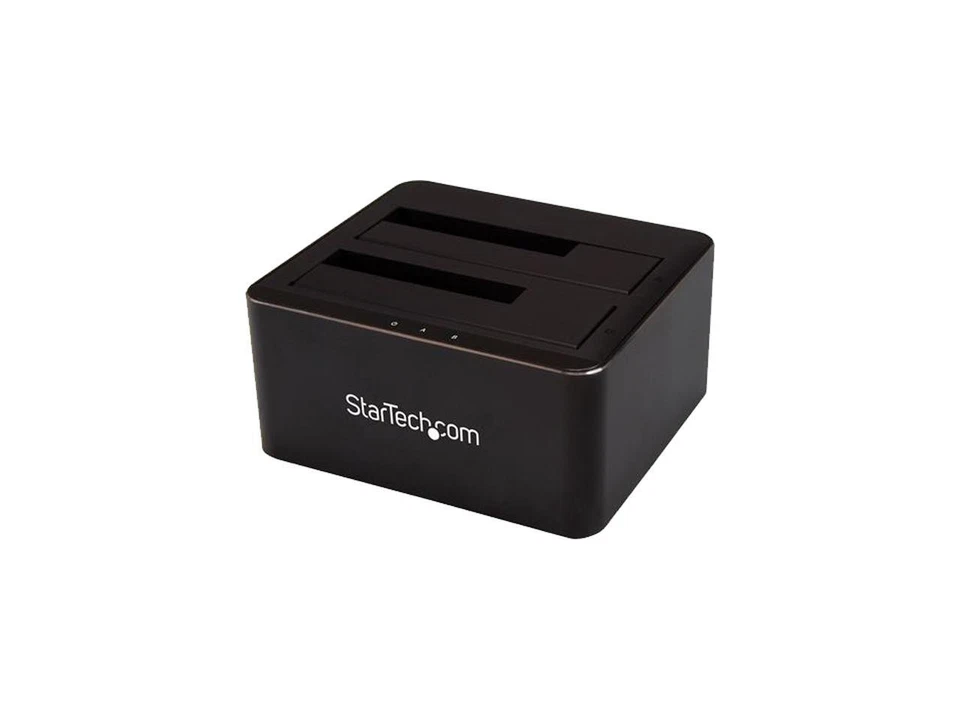 StarTech.com Dual Bay SATA HDD Docking Station for 2 x 2.5/3.5" SATA SSDs/HDDs - - Image 1 of 2