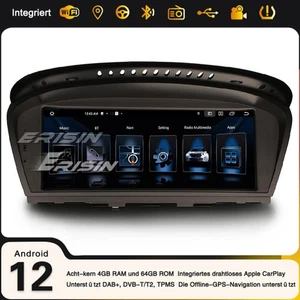Radio Coche 8,8" Android 14 DAB+ Navegador BMW Serie 3 E90/91/92/93 Serie 5/6 E60/61/63/64 CIC - Imagen 1 de 24