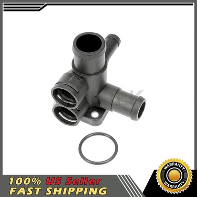Dorman Front Engine Coolant Water Outlet Fits 1987 1988 1989 Volkswagen Golf - Image 1 of 2