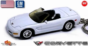 🎁🚦🆕RARE KEYCHAIN 1997~05 WHITE CHEVY CORVETTE C5 CONVERTIBLE 💕GREAT GIFT💕🎁 - Picture 1 of 17