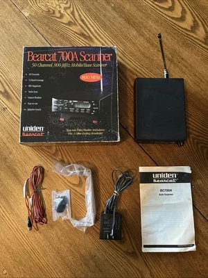 Uniden Bearcat BC700A Analog Scanner – 50 Channel Mobile/Base Unit | Police Fire - Image 1 of 4