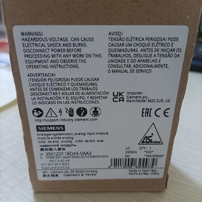 1PCS NEW SIEMENS Analog input module 3RK1207-1BQ44-0AA3 FAST SHIP#XR - Image 1 of 2