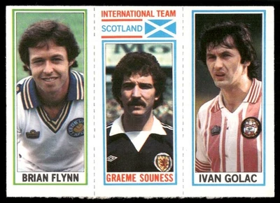 1981 Topps English League EPL Ivan Golac/Graeme Souness/Brian Flynn - Image 1 of 2