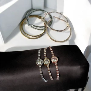 6 Peace Bracelet and Earrings Bundle Hoop Earrings Infinity Bridal Friendship UK - Picture 1 of 21