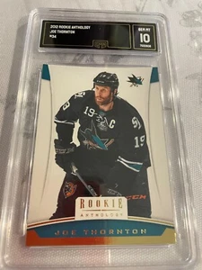 Joe Thornton Sharks 2012 antología de novato # 34 grado 10 L@@K - Imagen 1 de 2