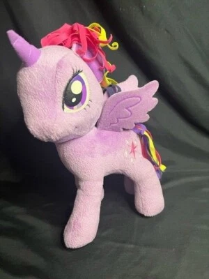 My Little Pony Stuffed Animal 12" Purple Twilight Sparkle Unicorn Star Plush Toy - Image 1 of 4