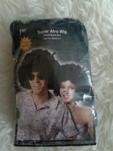 Super Afro Wig Halloween Costume Party Trick Or Treat Dress-up Cosplay ADULT NIP - Picture 1 of 2