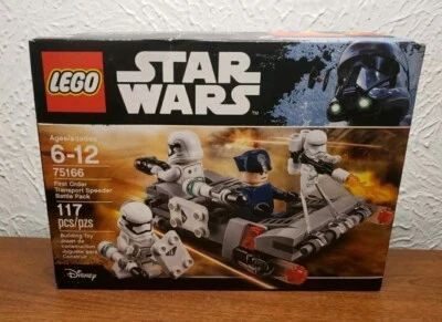 LEGO Star Wars- First Order Transport Speeder Battle Pack (75166) BRAND NEW OOP - Image 1 of 4