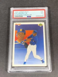 Ken Griffey Jr. 1990 Upper Deck #24, PSA 7 NM - Picture 1 of 2