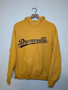 Dreamville Pullover Hoodie Medium Rap Yellow LOGO J Cole - Picture 1 of 9