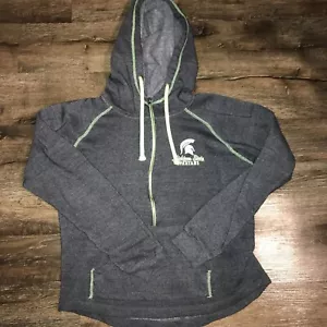 MICHIGAN STATE SPARTANS Hoodie Sweatshirt Damen XL J.AMERICA Grau NCAA BIG TEN - Bild 1 von 5