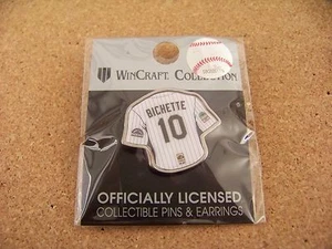 Colorado Rockies Dante Bichette #10 jersey pin primary & 1995 Coors Field logos - Picture 1 of 3