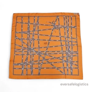 Cinta HERMES Carre 90 Bolduc Orrange Seda 100% Auténtica Sin Usar con Caja - Imagen 1 de 10