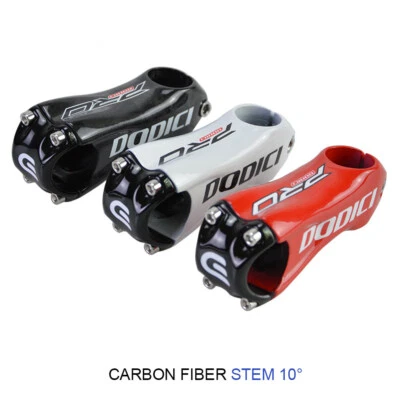 UD Carbon Fiber Bicycle Stem -10° MTB Road Bike Handlebar Stem 31.8*80/90/100mm - Image 1 of 4