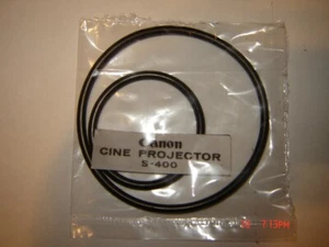 Cinturones de proyector Canon Cine S-400, 1 correa de motor, 1 correa de polea, fabricante de equipos originales 2 cinturones e instrucciones - Imagen 1 de 1