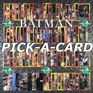 1992 TOPPS BATMAN RETURNS PICK-A-CARD 1-88 BASE OR STADIUM CLUB A-J OR WRAPPER - Picture 1 of 198