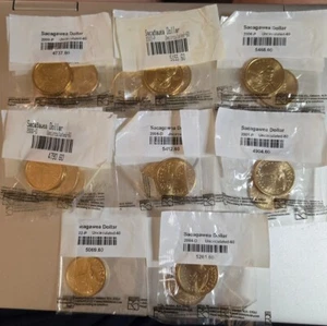 Sacaquea Dollars 22 verschiedene Daten unzirkuliert Littleton (Daten in Beschreibung) - Bild 1 von 1