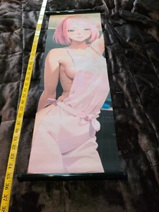 Naruto -Sakura Haruno Apron Anime Waifu Scroll Poster -30" x 10" - Picture 1 of 1