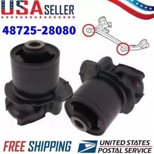 2PCS Rear Left & Right Axle Arm Bushings Two Side 48725-08020 For Toyota Siienna - Picture 1 of 7