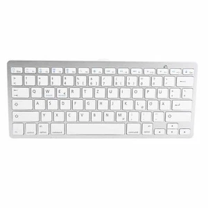 Wireless Keyboard Universal Slim Silent Wireless BT German Keyboard For IOS Hot - Picture 1 of 21