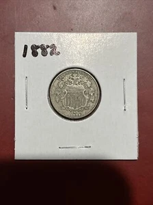 1882 shield nickel - XF+ *Sharp Detail* - Picture 1 of 4
