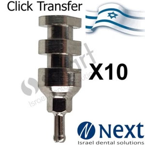 Lot x10 Impression click transfer with no affixing screw abutment - Picture 1 of 1