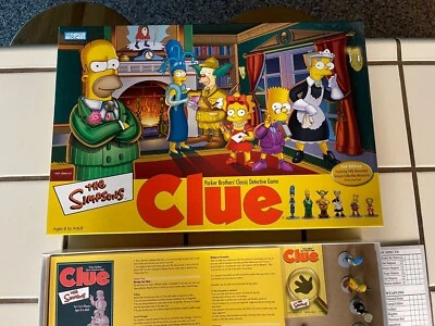 Hasbro The Simpsons CLUE Detective Game 2nd Edition - Open Box  - Image 1 of 4
