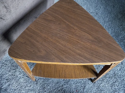 Vintage Formica Wood Mid Century Modern Atomic Retro  Coffee Table Cover