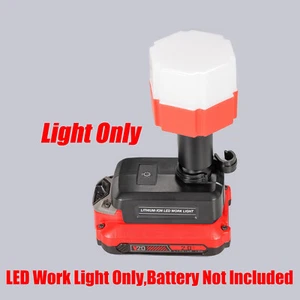 1x Luz de Trabajo LED para Artesano Nueva Batería Li-lon 20v V-20 Incluye Soporte Lámpara - Imagen 1 de 8