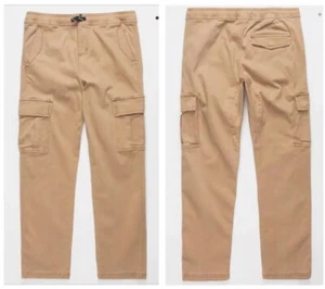Charles And A Half Cargo Tan Boys Jogger Pants Size Medium - Picture 1 of 3