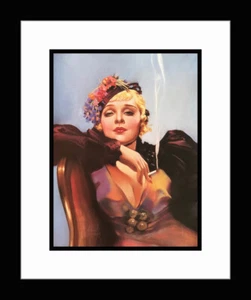ALBERTO VARGAS Pin-Up Girl 'Anna Sten' - Custom Framed Art Print - Picture 1 of 1