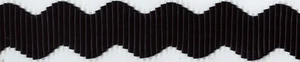 1&1/2" NAVY BLUE PLEATED SCALLOPED SATIN FABRIC TRIM 2&3/4 YARDS - Picture 1 of 1