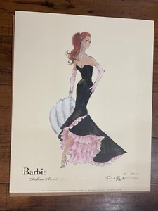 Robert Best Signed Limited Edition Barbie Fashion Model Collection Print 20x16" - Picture 1 of 3