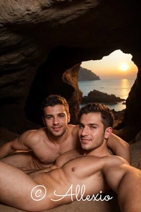 Male Nude Physique - Couple men Gay Interest Limited Edition Photo Art Naked #14 - Picture 1 of 5